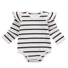 Striped White Romper