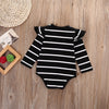 Striped Black Romper