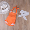 Orange Sunsuit Romper