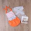 Orange Sunsuit Romper