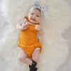 Orange Sunsuit Romper