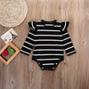 Striped Black Romper