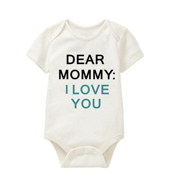 Dear Mummy I Love You Romper
