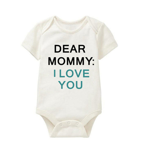Dear Mummy I Love You Romper