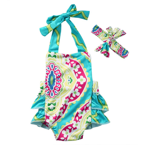 Floral Sea Jumpsuit Romper