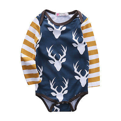 Deer Long Sleeve Romper