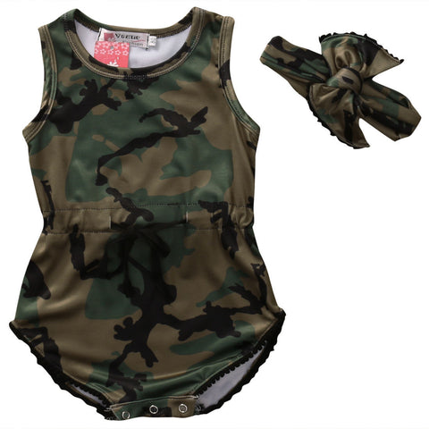 Survivalist Camo Romper