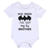 Who Needs Batman Brother Romper