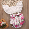 Sweety Ruffle Floral Romper