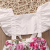 Sweety Ruffle Floral Romper