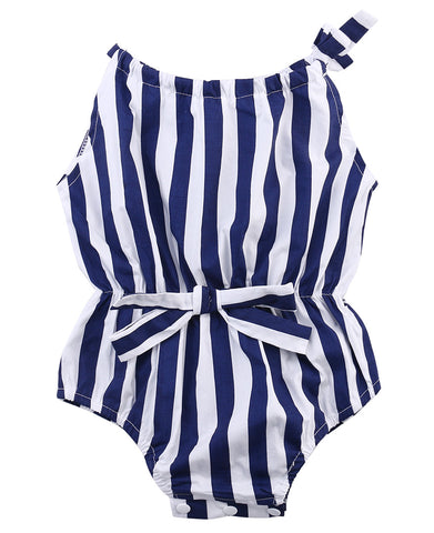 Zebra Striped Romper